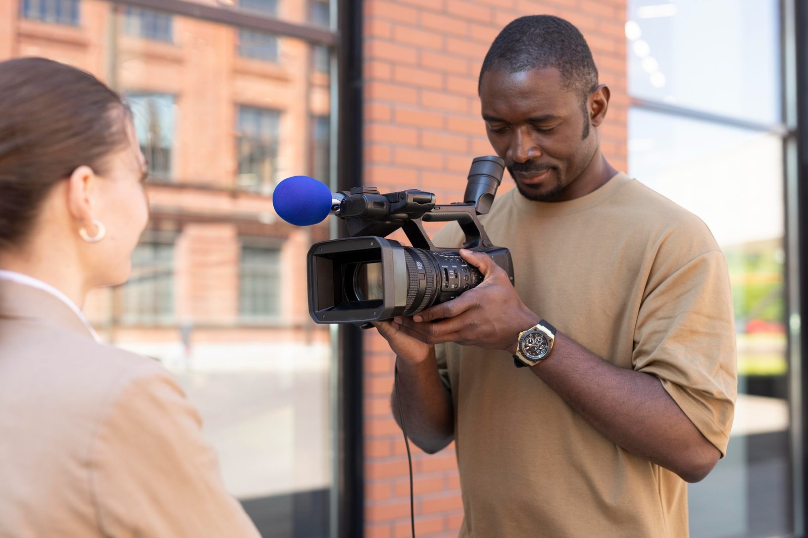 On location